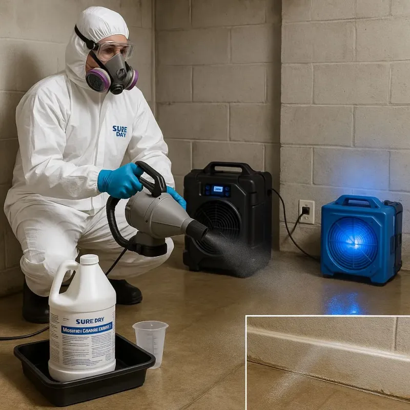 Sanitization and Odor Removal process in Chesterland, OH